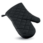 Branded Cotton Oven Glove in Black