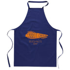 Branded Cotton Kitchen Apron 180gsm in Blue