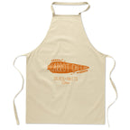 Branded Cotton Kitchen Apron 180gsm in Brown
