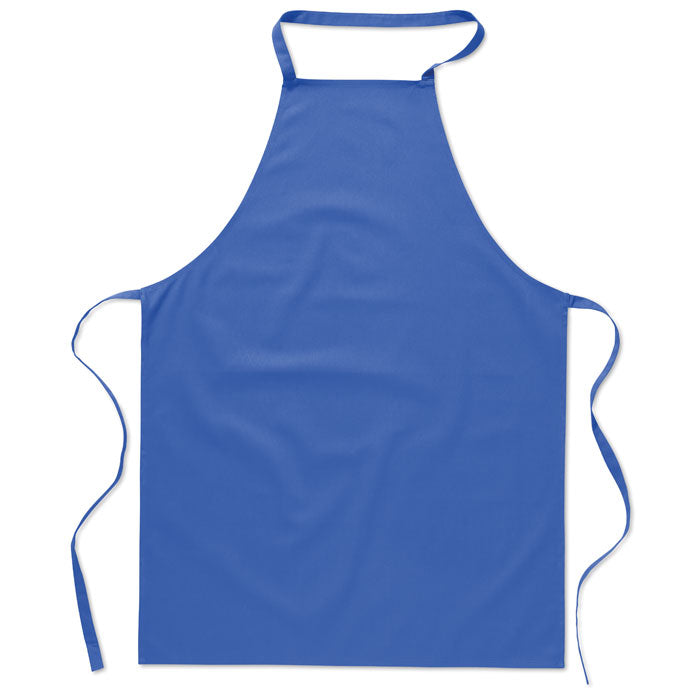 Branded Cotton Kitchen Apron 180gsm in Blue