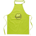Branded Cotton Kitchen Apron 180gsm in Green