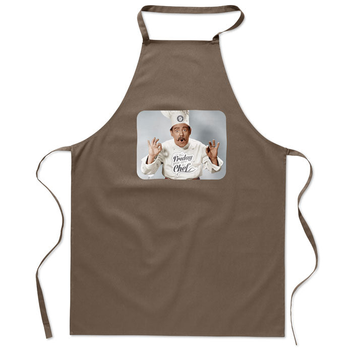 Branded Cotton Kitchen Apron 180gsm colour option 67