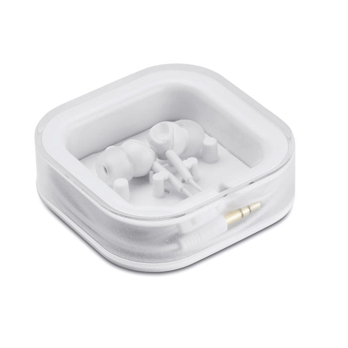 Branded Silicone Cover Earphones in Box