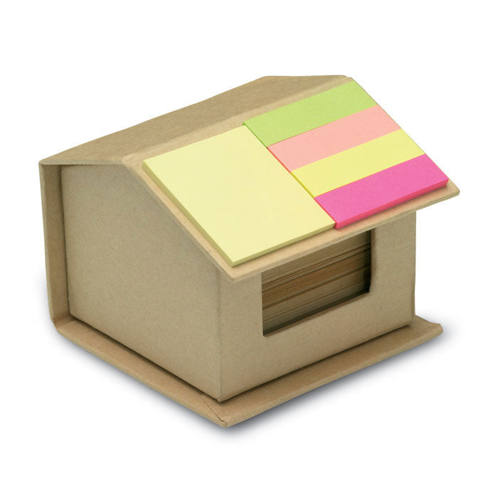 Branded House-Shaped Memo Note Dispenser