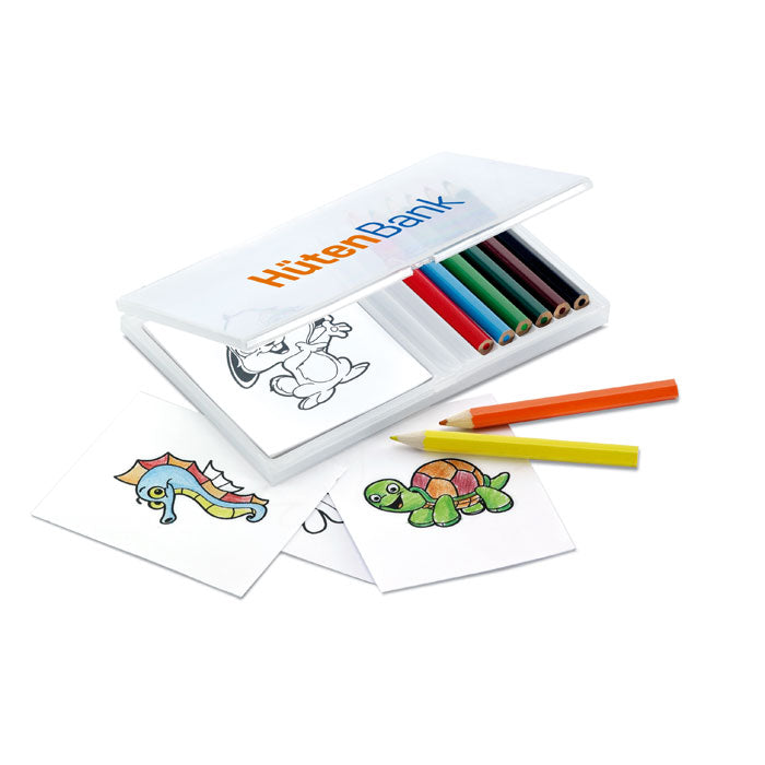 Branded Wooden Pencil Colouring Set
