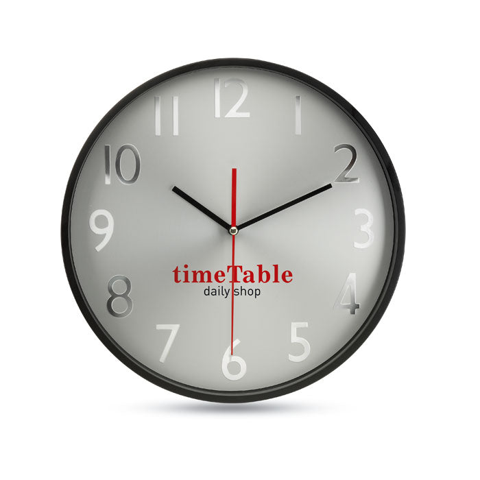 Branded Aluminium Office Wall Clock