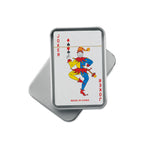 Branded Playing Cards in Tin Box without branding