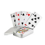 Branded Playing Cards in Tin Box without branding