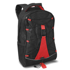 Branded Adventure Backpack in Red