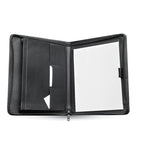 Branded A4 Zipped Conference Folder with Bonded Leather Cover