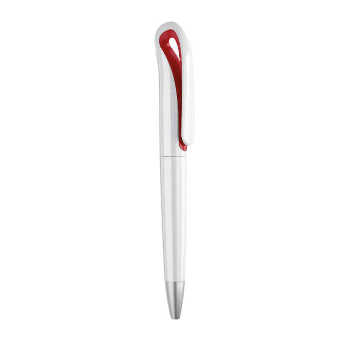 Branded ABS Twist Ball Pen in Red