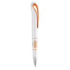 Branded ABS Twist Ball Pen in Orange