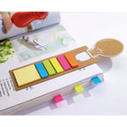 Branded Lightbulb Bookmark with Sticky Memo Pad without branding