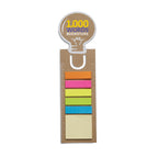 Branded Lightbulb Bookmark with Sticky Memo Pad