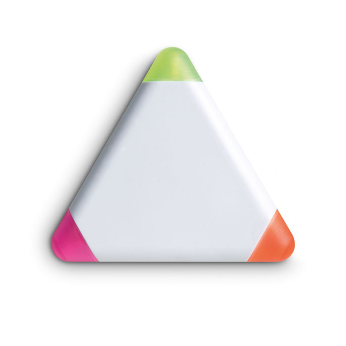 Branded triangular multi-colour highlighter