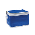 Branded Nonwoven 6 Can Cooler Bag in Blue