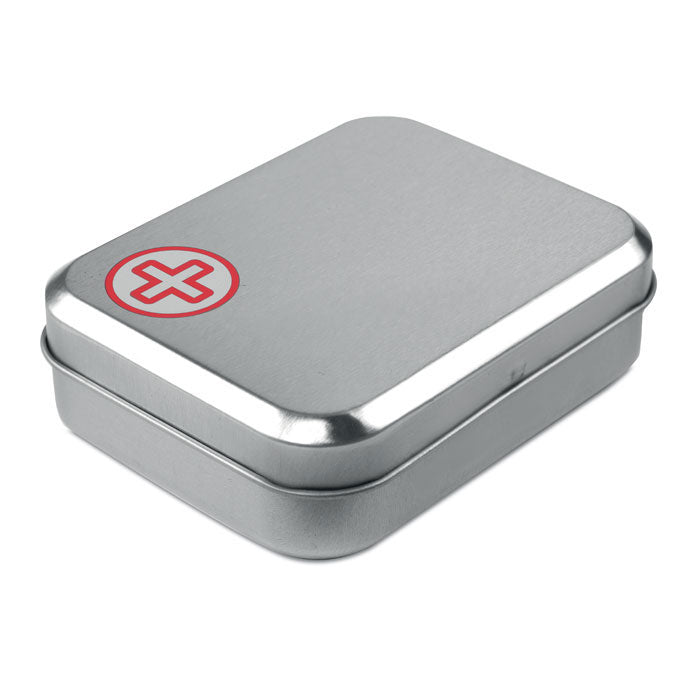 Branded Tin First Aid Kit without branding