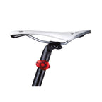 Branded Red and White Bicycle Light Set without branding