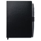 Branded A6 PU Notebook with Metal Pen