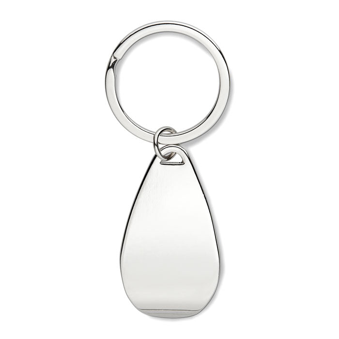 Branded Metal Bottle Opener Key Ring