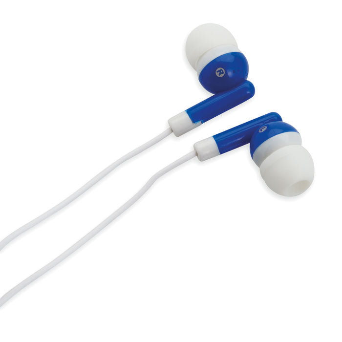 Branded Wired Earphones in Triangular Case without branding