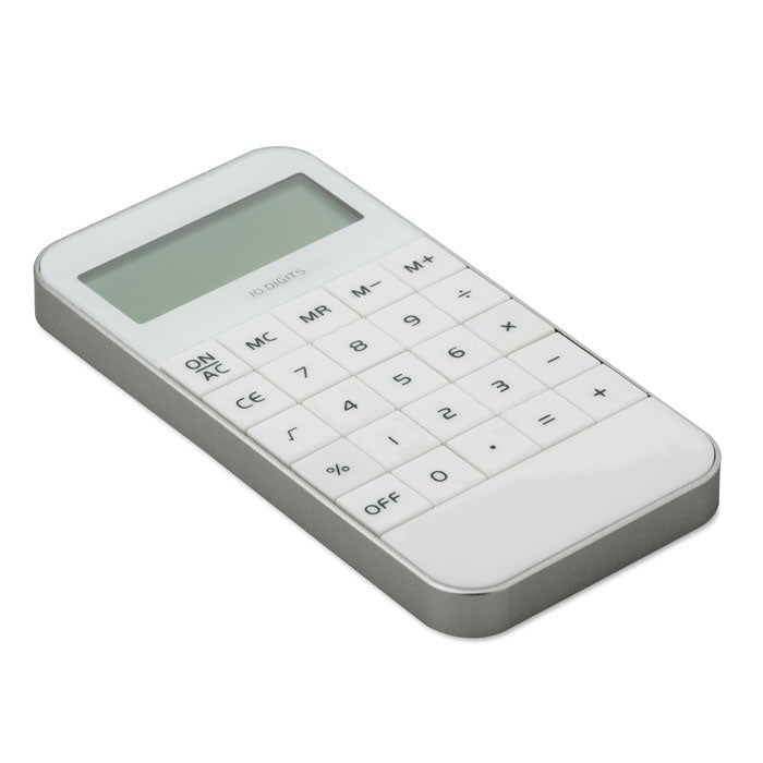 White Digital Calculator without branding