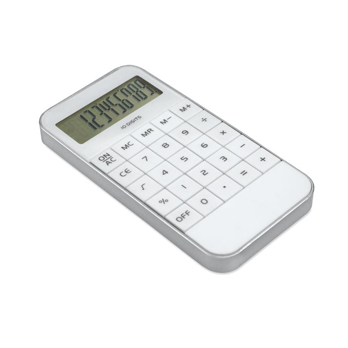 White Digital Calculator