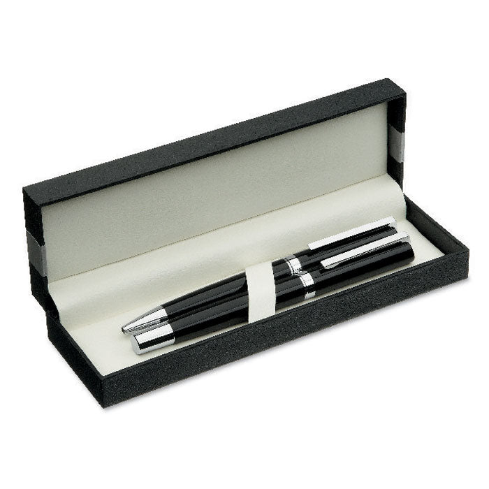 Branded Brass and Steel Pen and Roller Set without branding