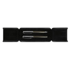 Branded brass pen and roller set in gift box