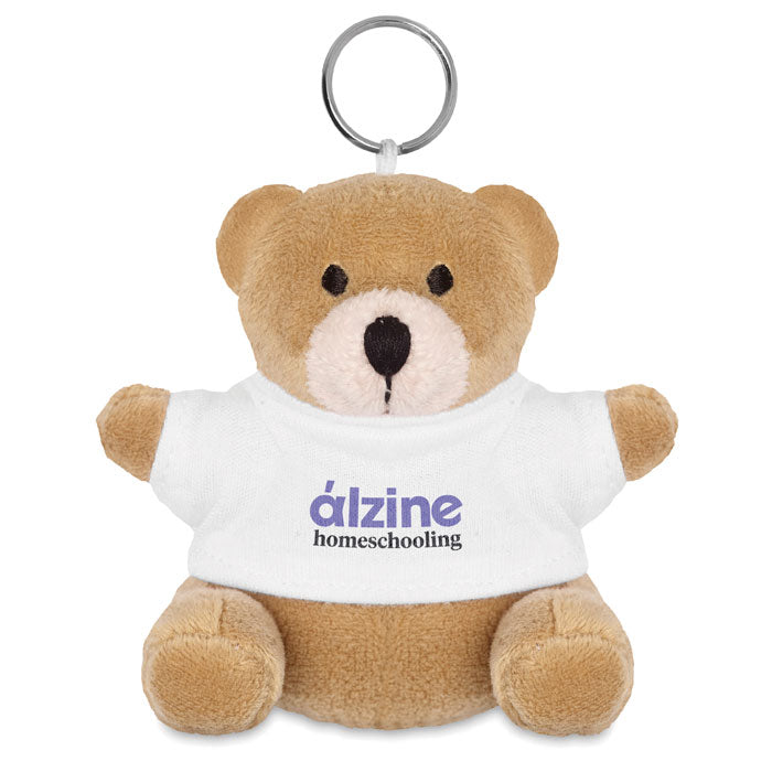 Branded Teddy Bear Plush Keyring