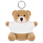 Branded Teddy Bear Plush Keyring without branding