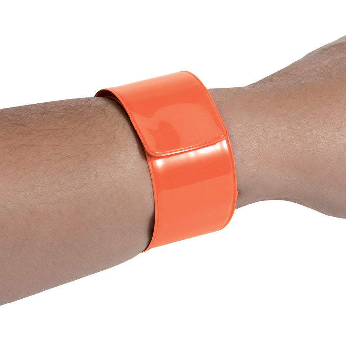 Branded Reflective Slap Wrist Band