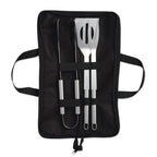 Branded 3 Piece Barbecue Tools in Pouch without branding