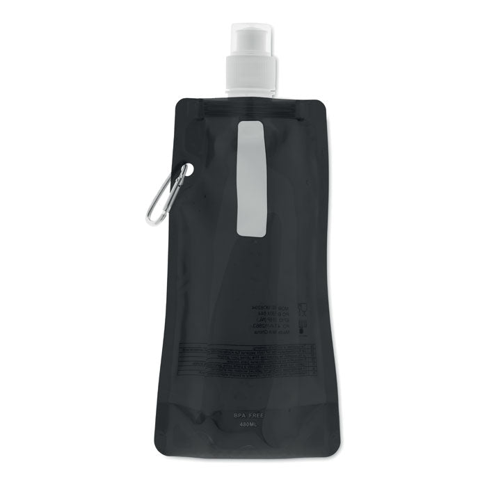 Branded Foldable PET Bottle with Carabiner without branding