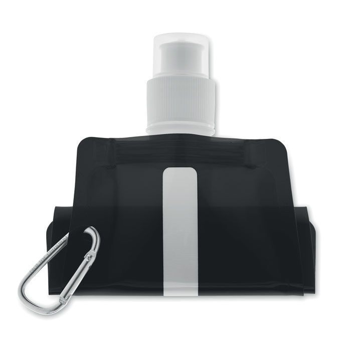 Branded Foldable PET Bottle with Carabiner without branding