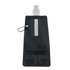 Branded foldable PET bottle with carabiner