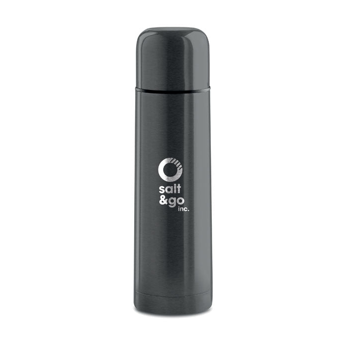 Branded Double Wall Vacuum Flask 500ml in Silver