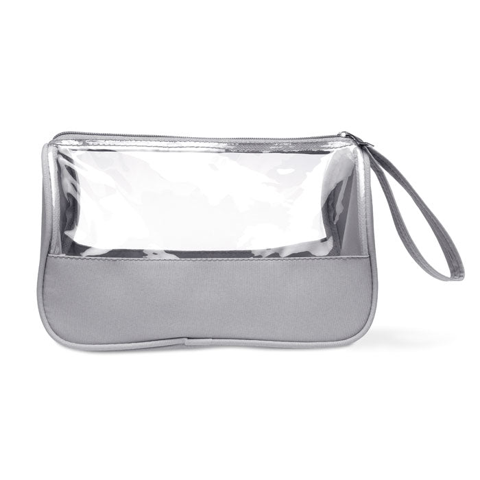 Branded Microfibre Toiletry Bag with Wrist Handle