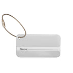 Branded Aluminium Luggage Tag 8 x 4 x 0.2cm without branding
