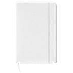 Branded A5 Squared PVC Hard Cover Notebook