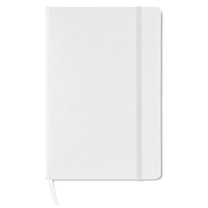 Branded A5 Squared PVC Hard Cover Notebook