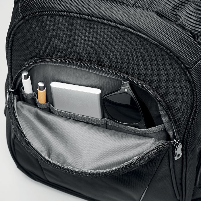Branded Laptop Backpack in use