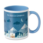 Branded Coloured Sublimation Mug in Blue