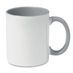 Branded Coloured Sublimation Mug in Grey