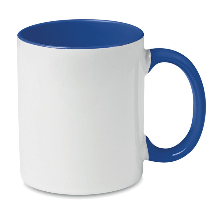 Branded Coloured Sublimation Mug in Blue