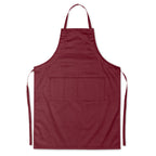 Branded Adjustable Kitchen Apron with 2 Pockets in Red