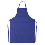 Branded Adjustable Kitchen Apron with 2 Pockets in Blue