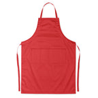 Branded Adjustable Kitchen Apron with 2 Pockets in Red