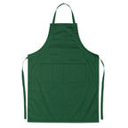 Branded Adjustable Kitchen Apron with 2 Pockets in Green