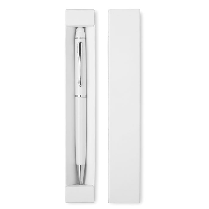 Branded twist stylus pen in paper box
